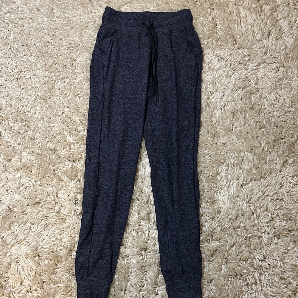Lululemon Athletica Heathered Blue Ready to Rulu Joggers